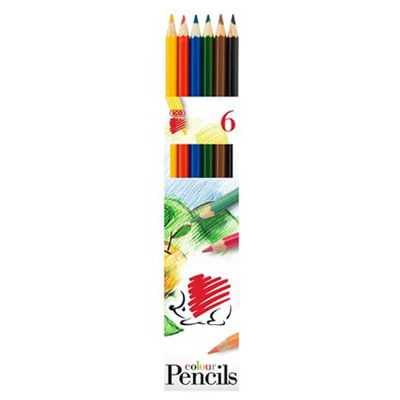KOH-I-NOOR, Set creioane colorate Arici, 6 buc