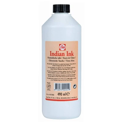 Cerneală pentru desen cu cerneală indiană Talens - 490 ml