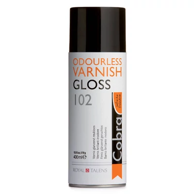 Talens Cobra 102 lac spray, lucios - 400 ml