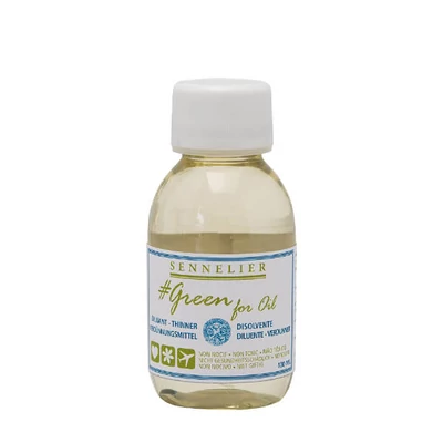 Sennelier Green  for oil solvent (prietenos cu  mediul) - 100 ml