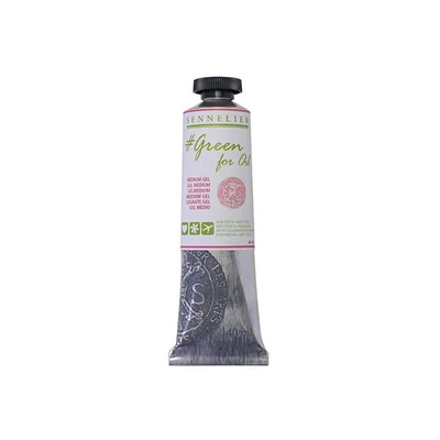 Sennelier Green for oil gel de pictură (prietenos cu mediul) - 40 ml
