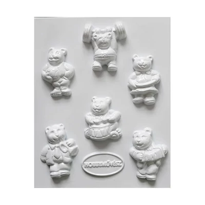 Matriță   plastic HobbyArtist - ursuleti, 6 buc