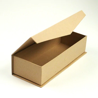 Cutie hârtie machetă, suport stilou - 20x8x5 cm, închidere magnetică