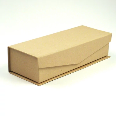 Cutie hârtie machetă, suport stilou - 20x8x5 cm, închidere magnetică
