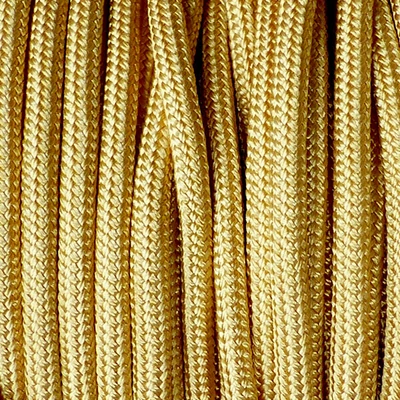 Paracord 550, în metri, 4 mm - aur