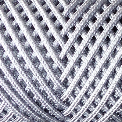 Microcord în metri, 1,7 mm - argintiu metalic