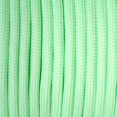 Paracord 550, în metri, 4 mm - verde fosforescent
