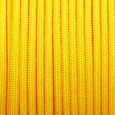 Paracord 350, în metri, 3 mm, sintetic - galben soare