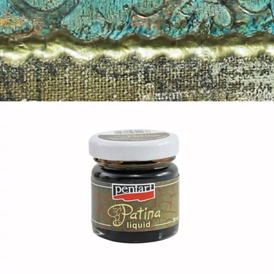 Pentart patină lichidă, 30 ml - bituminos