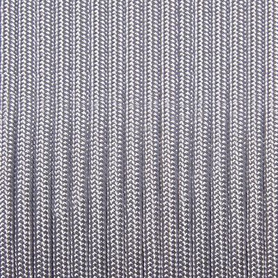 Paracord 350, în metri, 3 mm - metal argintiu