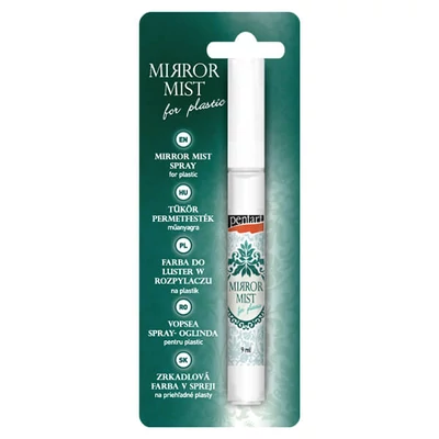 Vopsea spray Pentart oglindă, 9 ml - pentru plastic