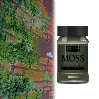 Pentart, pasta cu efect de muschi, 100 ml - verde inchis
