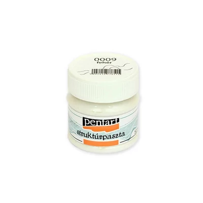 Pastă structurare Pentart, 50 ml - albă
