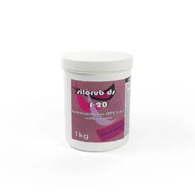 Cauciuc siliconic bicomponent (RTV-2) pentru fabricarea matrițelor, Silorub DS - F-20, 1000 g