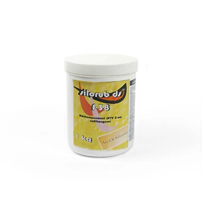Cauciuc siliconic bicomponent (RTV-2) pentru fabricarea matrițelor, Silorub DS - F-38, 1000 g