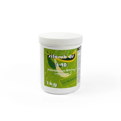 Cauciuc siliconic bicomponent (RTV-2) pentru fabricarea matrițelor, Silorub DS - F-40, 1000 g