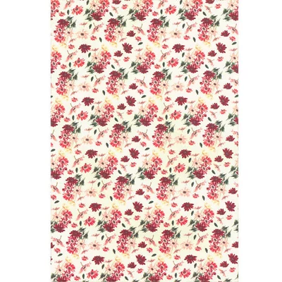 Hârtie de decoupage Tassotti - flori roșii