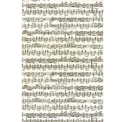 Hârtie de decoupage Tassotti - partituri
