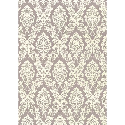 Hârtie de decoupage Tassotti - brocart, violet