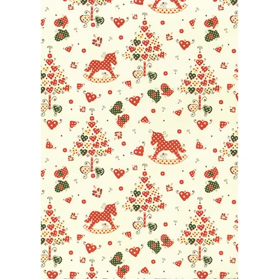 Hârtie de decoupage Tassotti - pin inimă