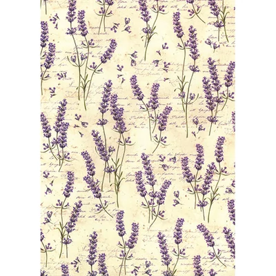 hârtie  de decoupage Tassotti - fantezie cu lavanda