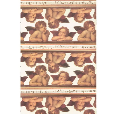 Hârtie de decoupage Tassotti - îngeri, cot, dungă