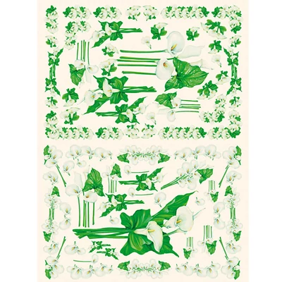 Hârtie subțire de decoupage Tassotti - calla
