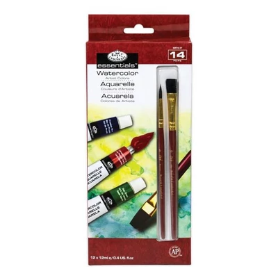 Set pictură acuarelă Royal &amp; Langnickel, 14 buc, 12x12 ml