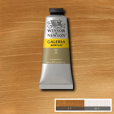 Winsor&amp;Newton Galeria vopsea acrilică, 60 ml - 283, gold
