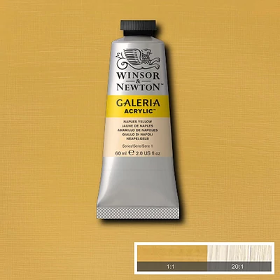 Winsor&amp;Newton Galeria vopsea acrilică, 60 ml - 422, naples yellow