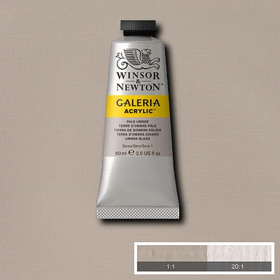 Winsor&amp;Newton Galeria vopsea acrilică, 60 ml - 438, pale umber