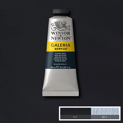 Winsor&amp;Newton Galeria vopsea acrilică, 60 ml - 465, paynes gray