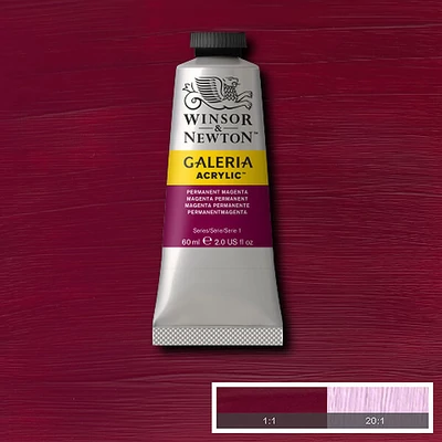 Winsor&amp;Newton Galeria vopsea acrilică, 60 ml - 488, permanent magenta