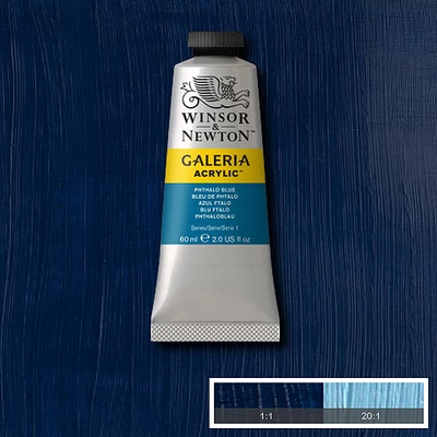 Winsor&amp;Newton Galeria vopsea acrilică, 60 ml - 516, phthalo blue