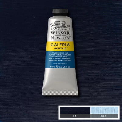 Winsor&amp;Newton Galeria vopsea acrilică, 60 ml - 541, prussian blue hue