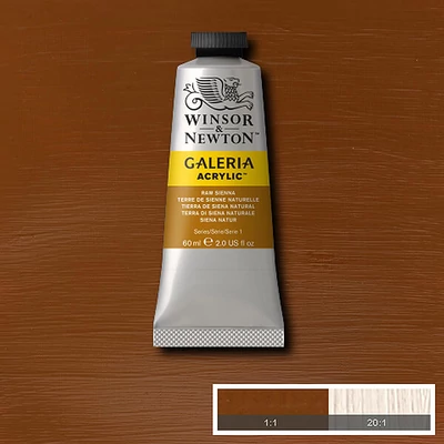 Winsor&amp;Newton Galeria vopsea acrilică, 60 ml - 552, raw sienna