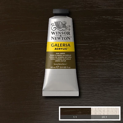 Winsor&amp;Newton Galeria vopsea acrilică, 60 ml - 554, raw umber