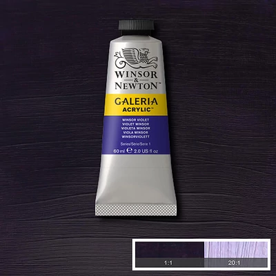 Winsor&amp;Newton Galeria vopsea acrilică, 60 ml - 728, winsor violet