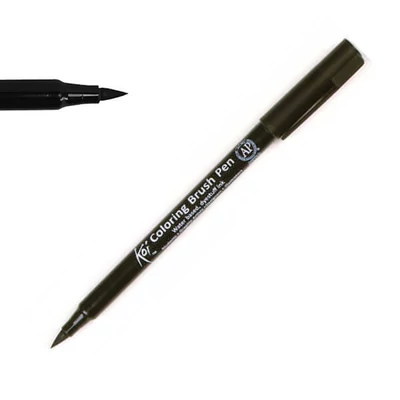 Sakura Koi Brush Pen marker tip pensulă  - 49, negru