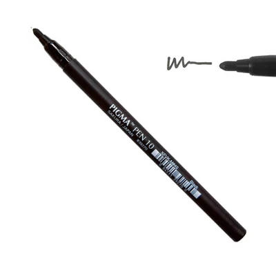 Sakura Pigma Pen marker, 10 (0,7 mm) - negru