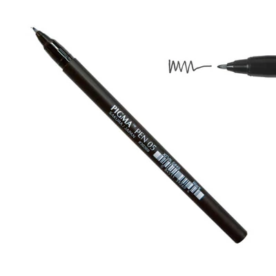 Sakura Pigma Pen marker, 05 (0,3 mm) - negru
