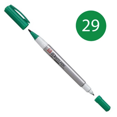 Sakura IDenti Pen marker cu alcool, cu două vârfuri  - green