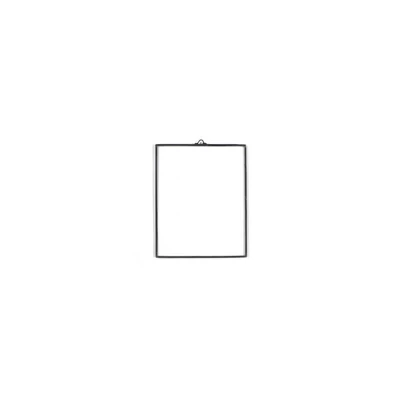 Placă de sticlă   cu ramă  de plumb, pătrată  - 8x10 cm
