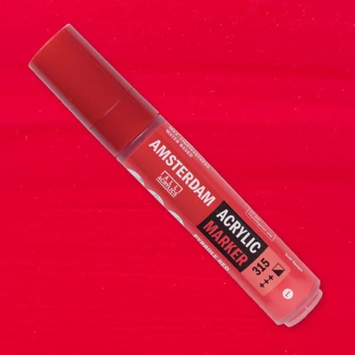 Talens Amsterdam marker acrilic, L - 315, pyrrole red