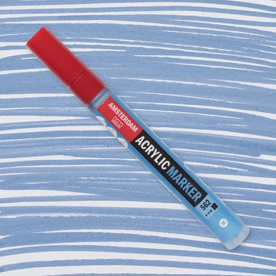 Talens Amsterdam marker acrilic, M - 562, greyish blue