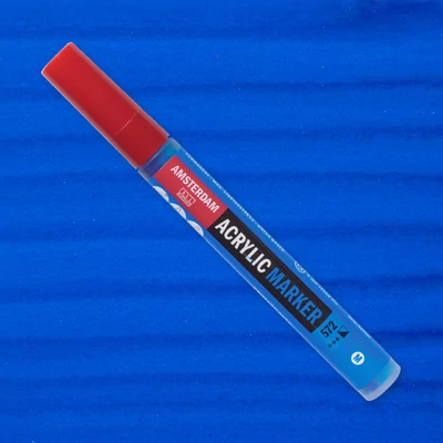 Talens Amsterdam marker acrilic, M - 572, primary cyan