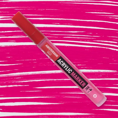 Talens Amsterdam marker acrilic, M - 366, quinacridone rose