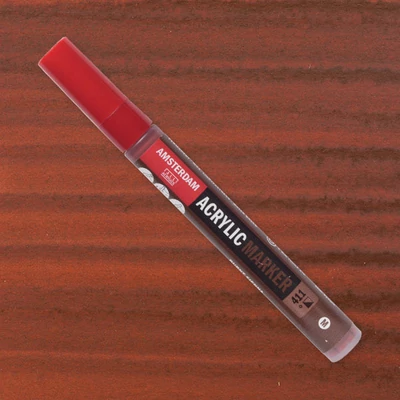 Talens Amsterdam marker acrilic, M - 411, burnt sienna