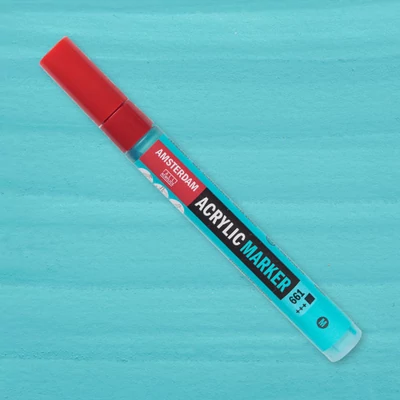 Talens Amsterdam marker acrilic, M - 661, turquoise green