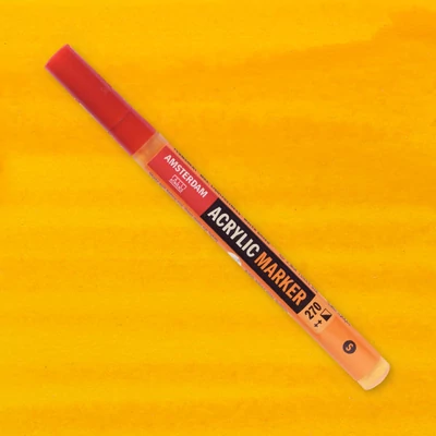 Talens Amsterdam marker acrilic, S - 270, azo yellow deep